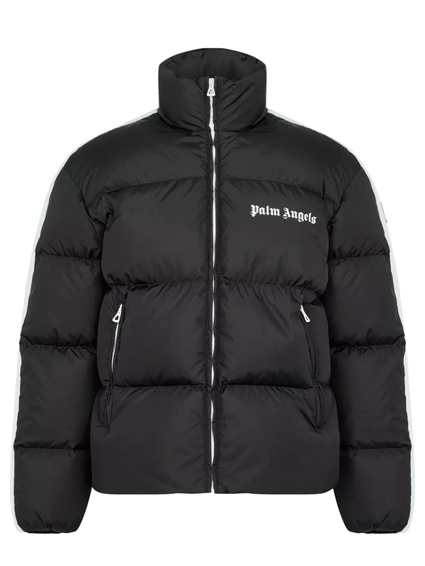 Palm Angels Track Puffer Jacket Black