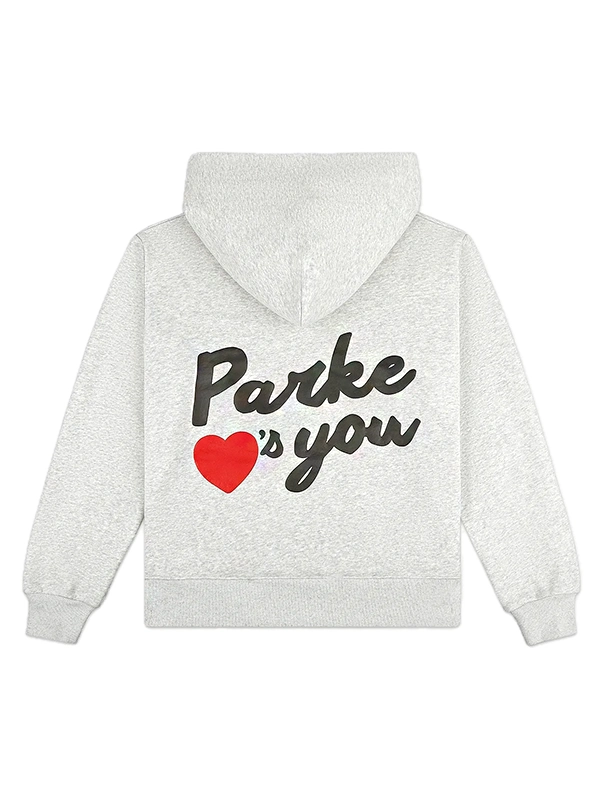 Parke Loves You Hoodie Grey