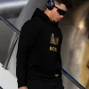 Patrick Mahomes Super Bowl LIX Arrivals Black Hoodie