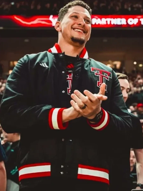 Patrick Mahomes Tech Black Bomber Jacket