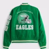 Philadelphia Eagles Varsity Bomber Abercrombie Jacket