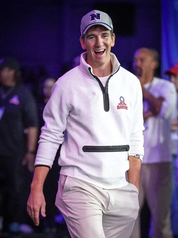 Pro Bowl Games 2025 Eli Manning Half-Zip Jacket