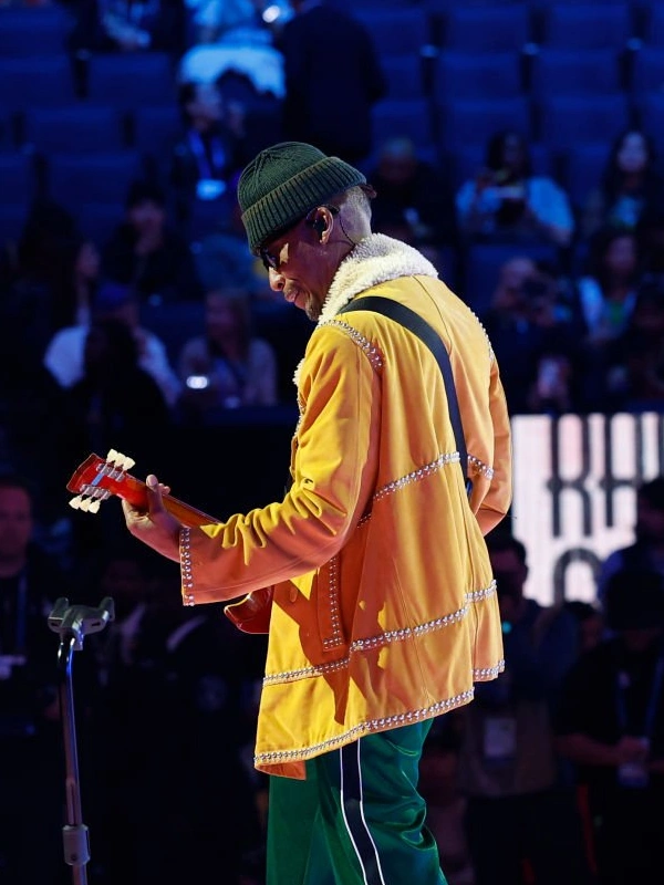 Raphael Saadiq Suede Leather Studded Jacket