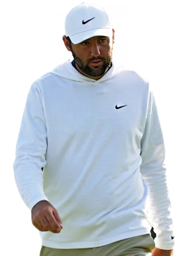 Scottie Scheffler Nike Golf White Hoodie