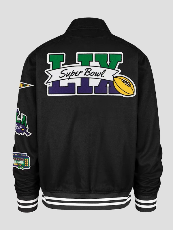 Stoney Clover Lane x '47 x Stoney Clover Black Super Bowl LIX Showstopper Jacket