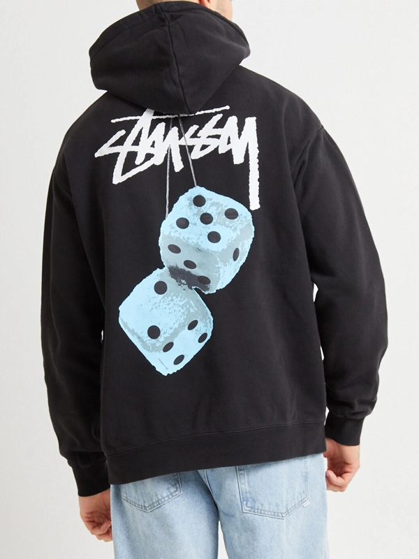 Stussy Dice Hoodie Black