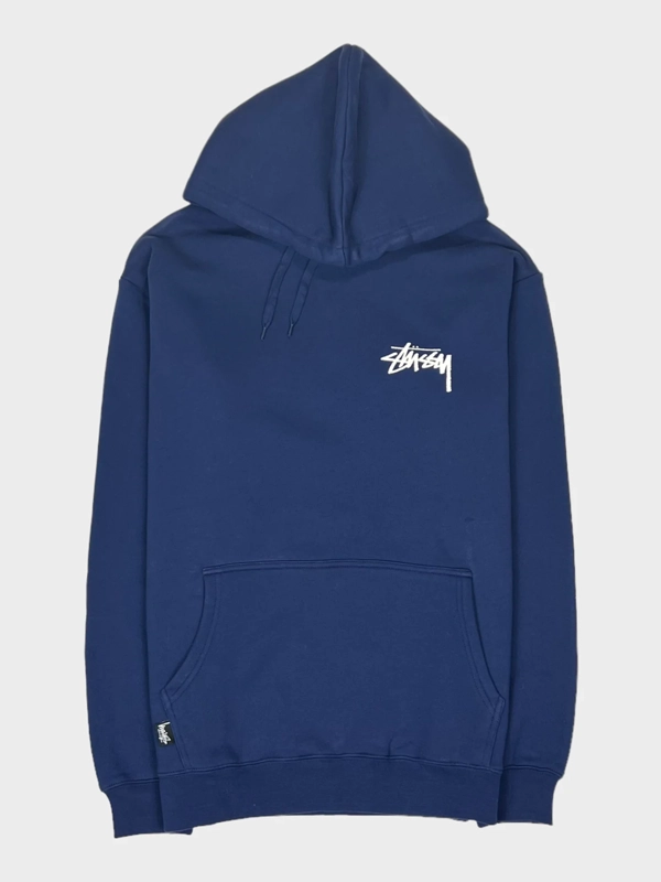 Stussy Fuzzy Dice Fleece Blue Hoodie