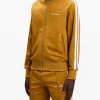 Super Bowl LIX Arrivals Palm Angels Travis Kelce Tracksuit Yellow