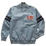 Super Bowl LIX Full-Snap Satin Jacket