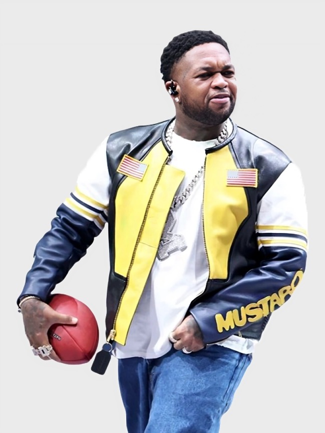 Super Bowl LIX Mustard Vanson Leather Jacket