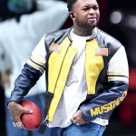 Super Bowl LIX Mustard Vanson Leather Jacket