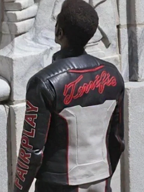 Superman 2025 Mister Terrific Fair Play Leather Jacket