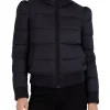 Tahari Cole Quilted Puffer Jacket Black