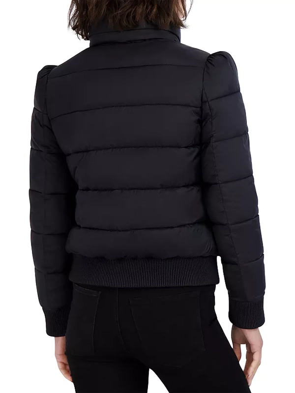 Tahari Women's Cole Quilted Puffer Jacket Black