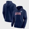 Team USA Hockey Hoodie Blue