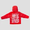 That’s A Awful Lot Of Cough Syrup Red Puffer Jacket