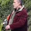 The Accountant 2 Ben Affleck Maroon Corduroy Jacket