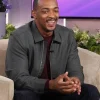 The Jennifer Hudson Show 2025 Anthony Mackie Grey Jacket