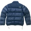 The-North-Face-Blue-Puffer-Jacket-