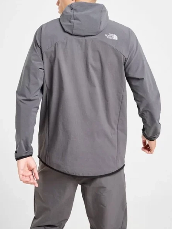 The North Face Performance Woven Full Zip Up Jacket Grey