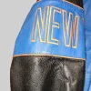 Timothee Chalamet Knicks Vintage Leather Jacket