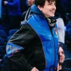 Timothee Chalamet New York Knicks Vintage Leather Jacket