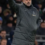 Tottenham VS Leicester City Ange Postecoglou Puffer Coat