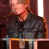 2025 CMA Touring Awards Keith Urban Black Leather Jacket