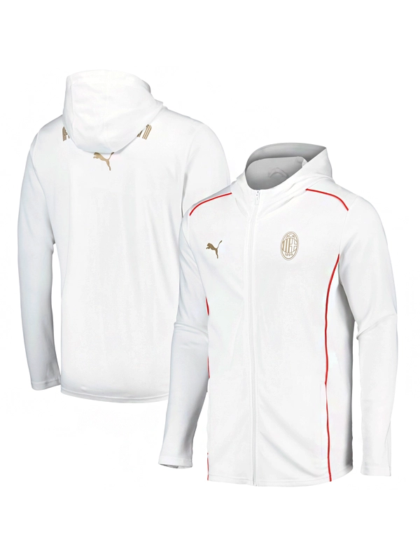 AC Milan PUMA Casuals Hooded Jacket - White