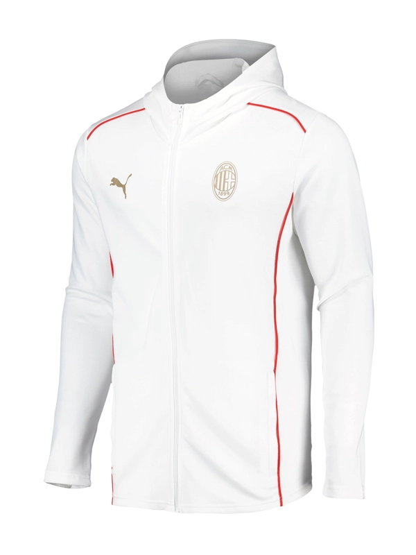 AC Milan PUMA Casuals White Hooded Jacket