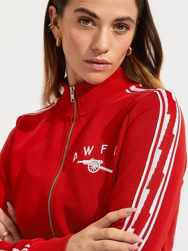 Arsenal AWFC Womens Red Track Jacket