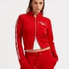 Arsenal AWFC Womens Track Jacket Red