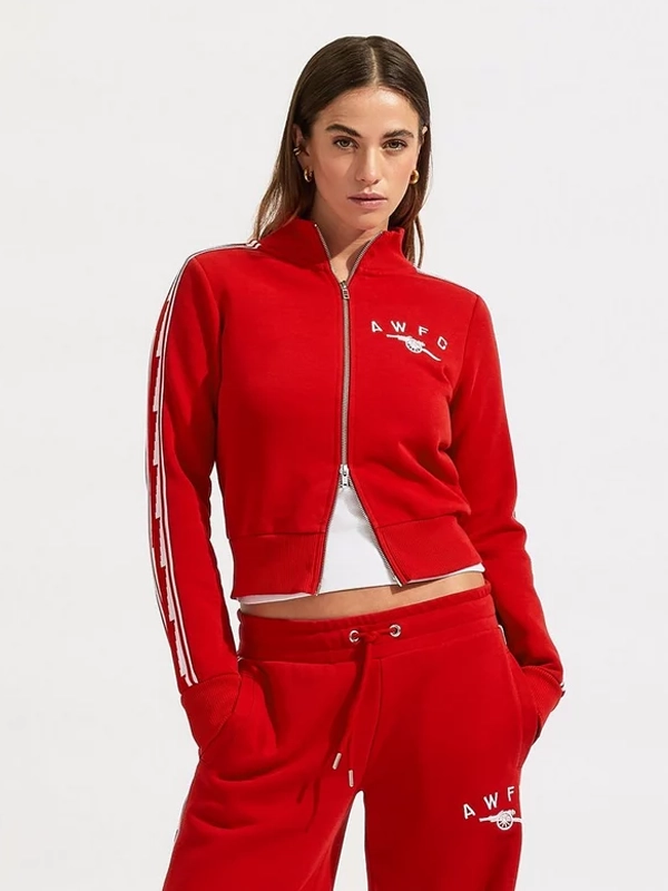 Arsenal AWFC Womens Track Jacket Red