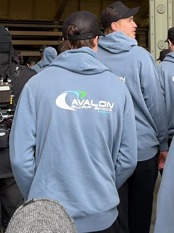 Avalon Surf Shop Blue Hoodie