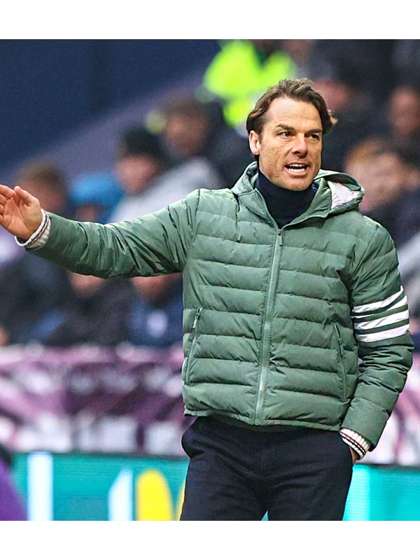 Burnley Scott Parker Green Puffer Jacket