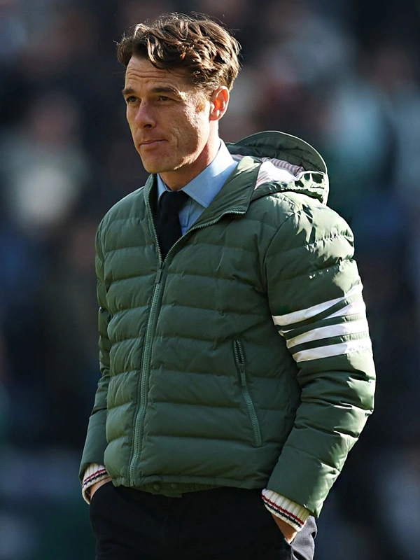 Burnley Scott Parker Hooded Green Puffer Jacket