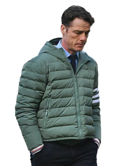 Burnley Scott Parker Puffer Jacket Green