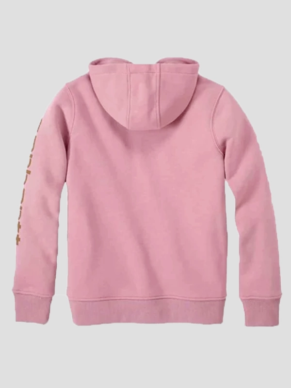 Carhartt Sleeve Logo Hoodie Pink