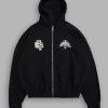 Darc Sport Moth Forever Chambers Black Zip-Up Hoodie