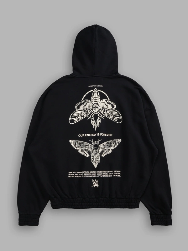 Darc Sport Moth Forever Chambers Zip Hoodie Black