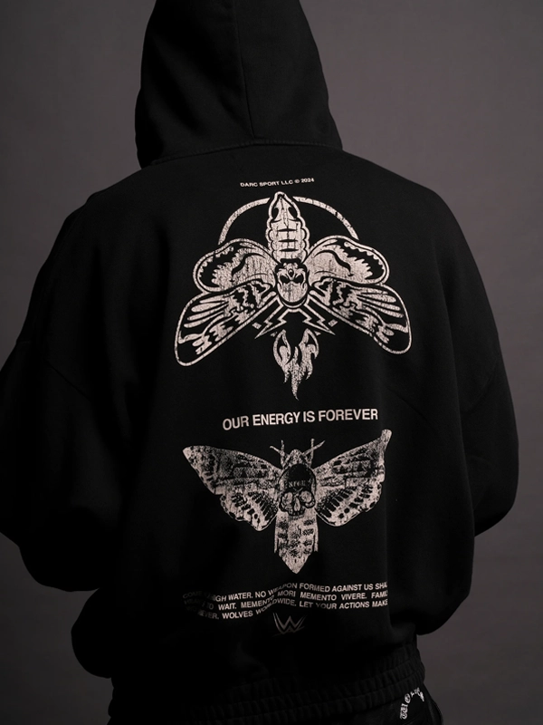 Darc Sport Our Enerfy is Forever Zip Hoodie Black