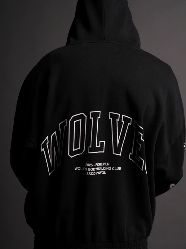 Darc Sport Wolves Forever Hoodie Black