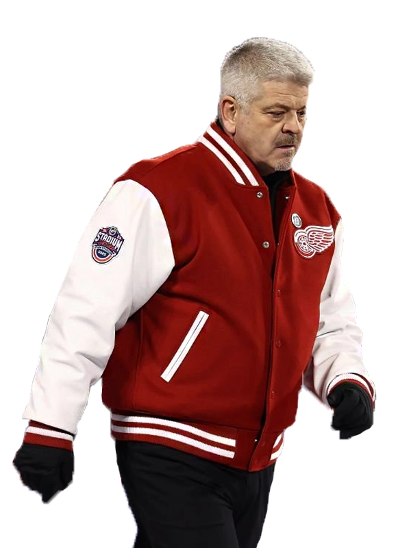 Detroit Red Wings 2025 Stadium Series Jacket Red & White