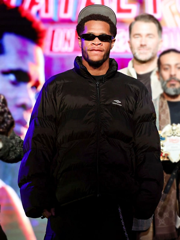 Devin Haney 3B Sports Icon Balenciaga Puffer Jacket Black