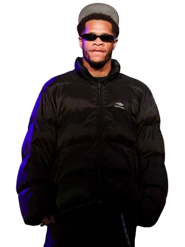 Devin Haney 3B Sports Icon Puffer Jacket Black