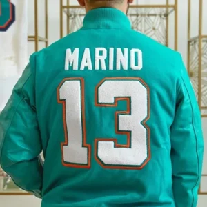 HOMAGE x Starter Miami Dolphins Dan Marino GOAT Jacket Green