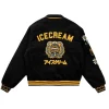 Ice Cream Team Varsity Jacket Black