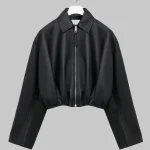 Loewe Draped Leather Jacket