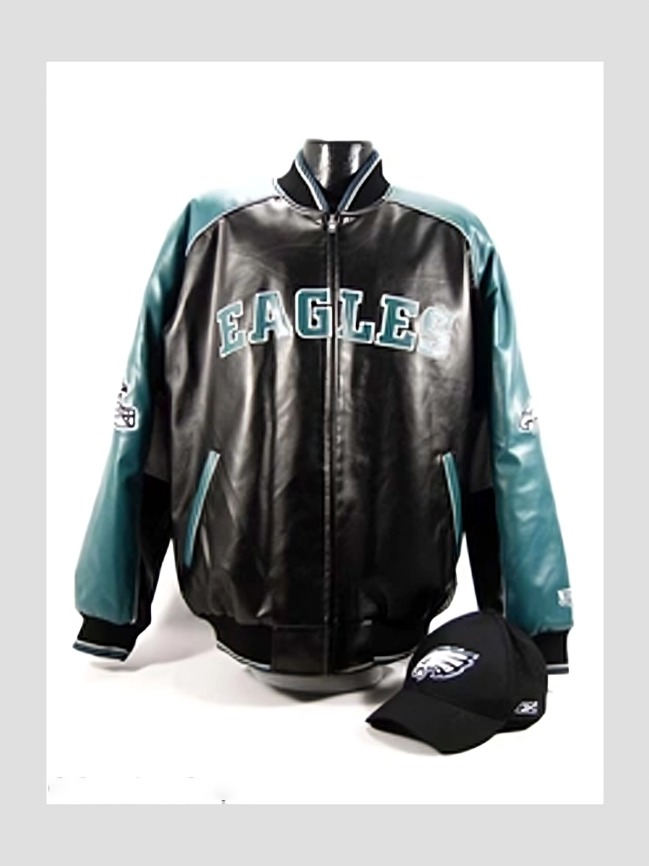 Mark Wahlberg Shooter Eagles Leather Bomber Jacket