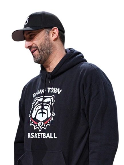 Nick Sirianni Down Town Basketball Hoodie Black